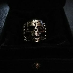 SKULL & CROSSBONEZ BIKER RING